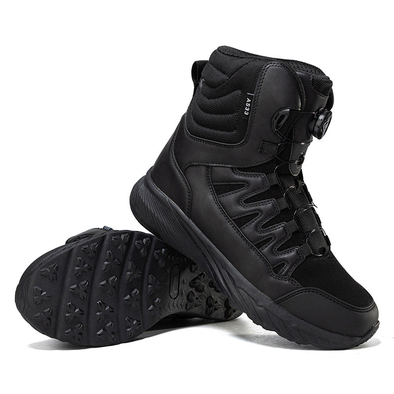Herren hochgeschnittene Outdoor-Schuhe mit innovativem Schnellschnürsystem EB