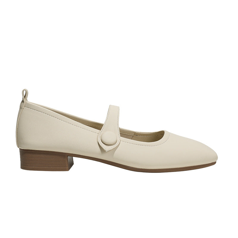 Damen elegante Ballerina-Pumps mit modischem Riemchen und bequemer Innensohle EB