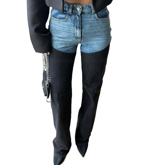Damen Jeans mit innovativem Hybrid-Design und figurschmeichelndem Schnitt EB