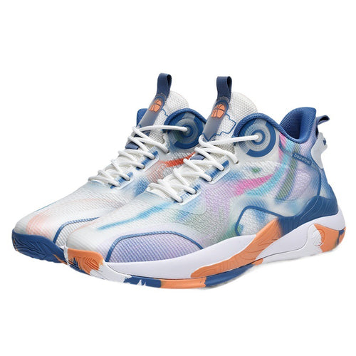 Damen Sportliche Basketball Sneakers mit dämpfendem Sohlenprofil und atmungsaktivem Obermaterial EB