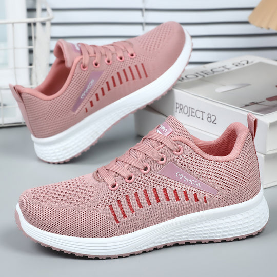 Damen Sportliche Laufschuhe mit atmungsaktivem Mesh-Obermaterial EB