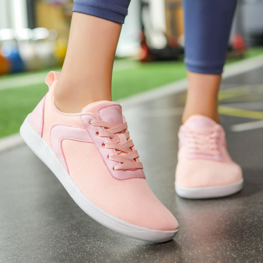 Damen Sportliche Sneakers mit atmungsaktivem Obermaterial und flexibler Laufsohle EB
