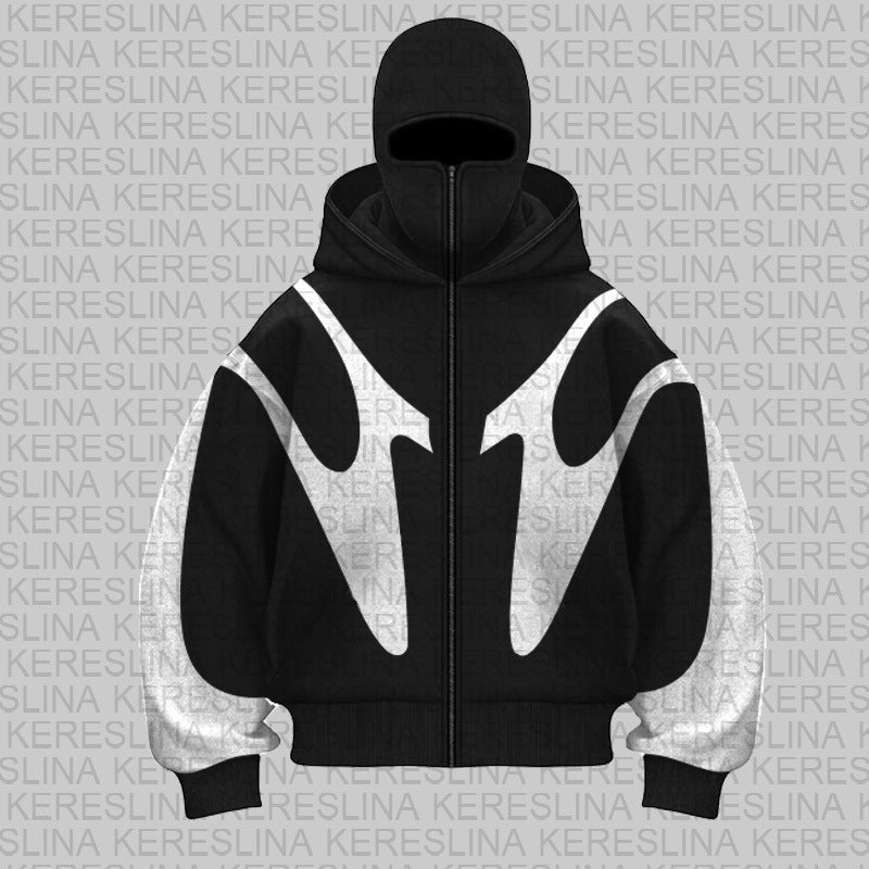 Damen trendige oversized Kapuzenjacke EB