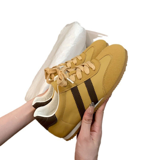 Damen sportliche Sneakers mit atmungsaktiver Mesh-Oberfläche und rutschfester Sohle EB