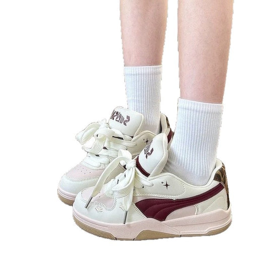 Damen Modische Sneaker mit atmungsaktiver Netzstruktur und rutschfester Sohle EB