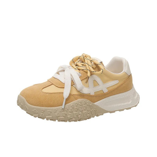 Damen Sportliche Sneakers mit dicker Profilsohle und atmungsaktivem Obermaterial EB