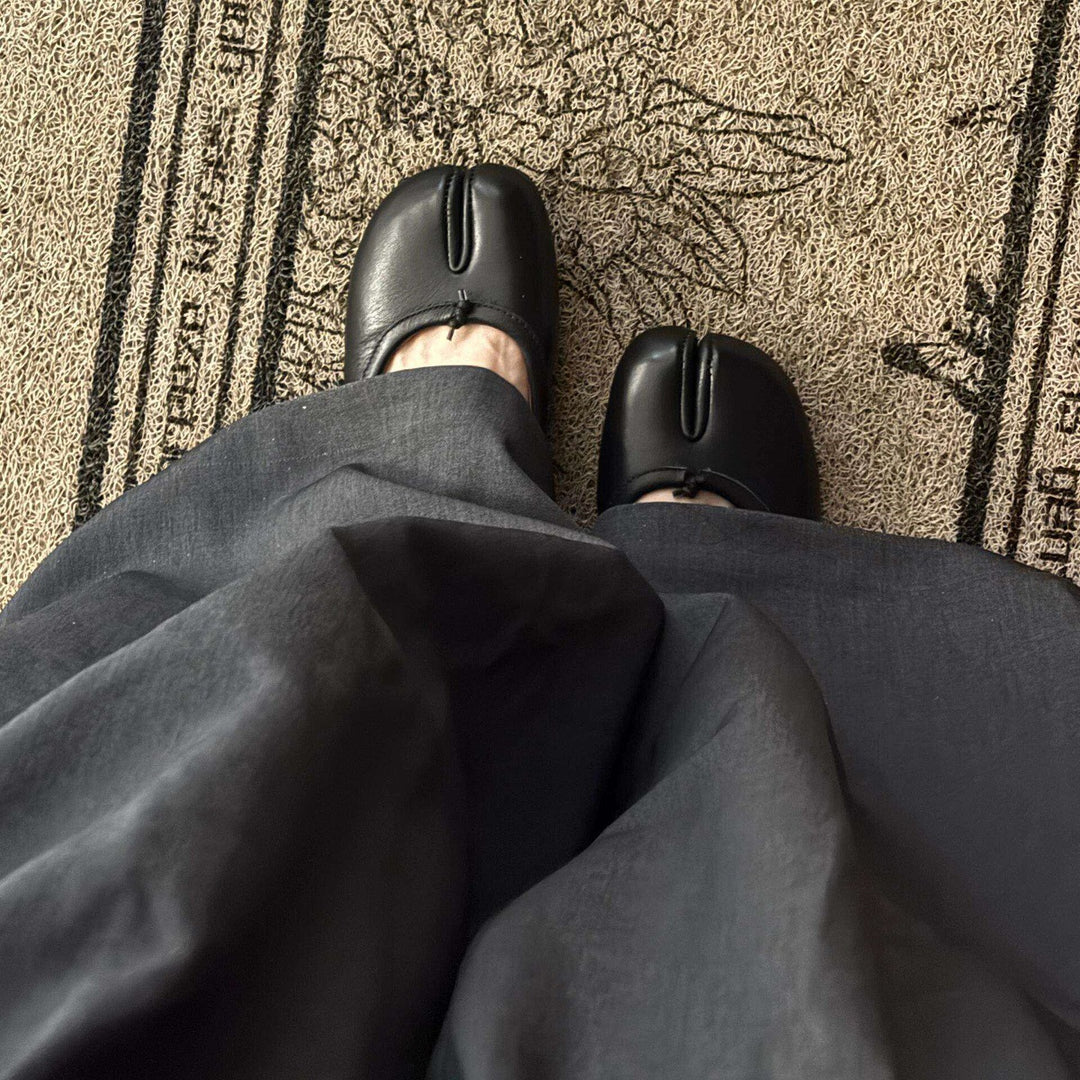 Damen Elegante und modische Ballerinas mit einzigartigem Zehen-Design EB