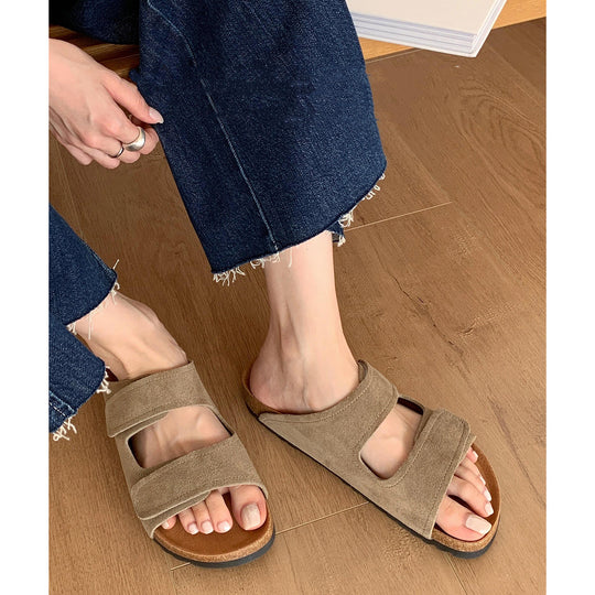 Damen Komfortable Clogs mit verstellbarem Riemchen EB
