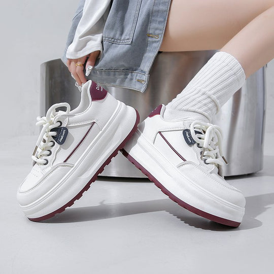 Damen Hochwertige Sportliche Plateau-Sneaker EB