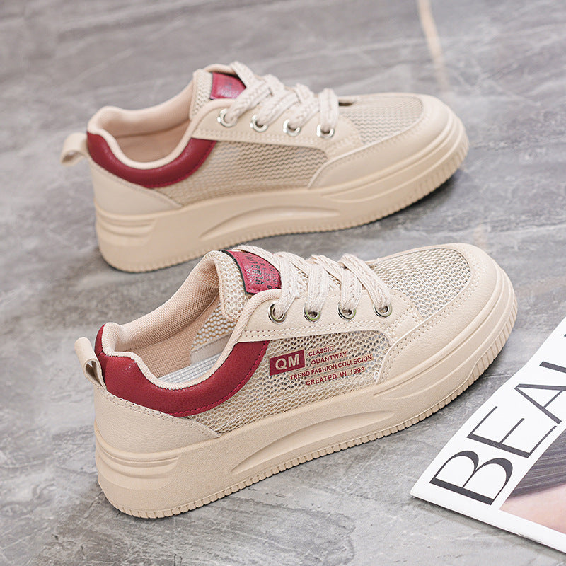 Damen Atmungsaktive Sport Sneakers mit modischen Akzenten und komfortabler Dämpfung EB