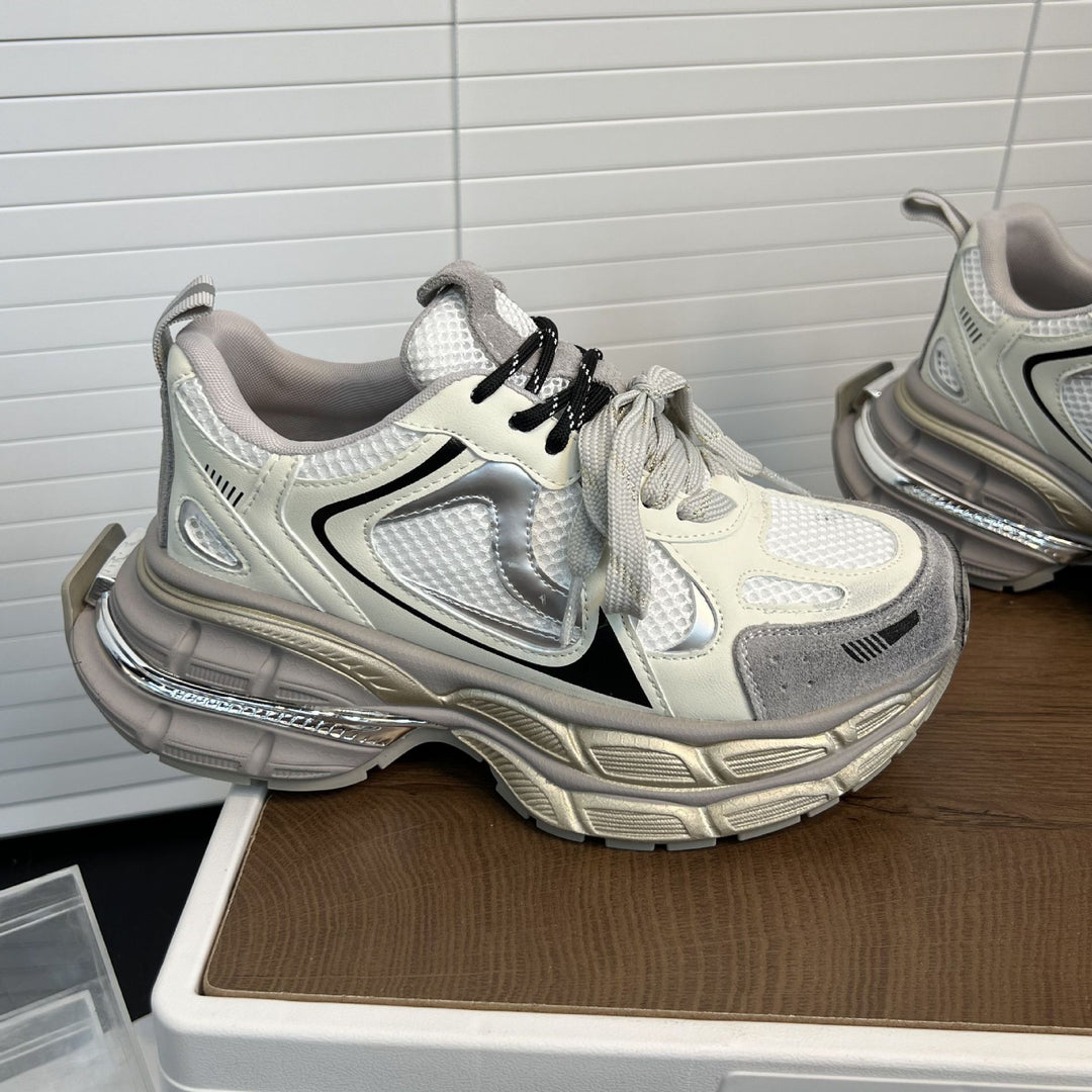 Damen Sportliche Sneakers mit atmungsaktiver Mesh-Oberfläche und stabiler Dämpfungstechnologie EB