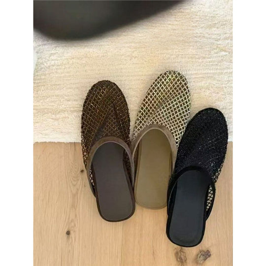 Damen elegante Netz-Mules EB