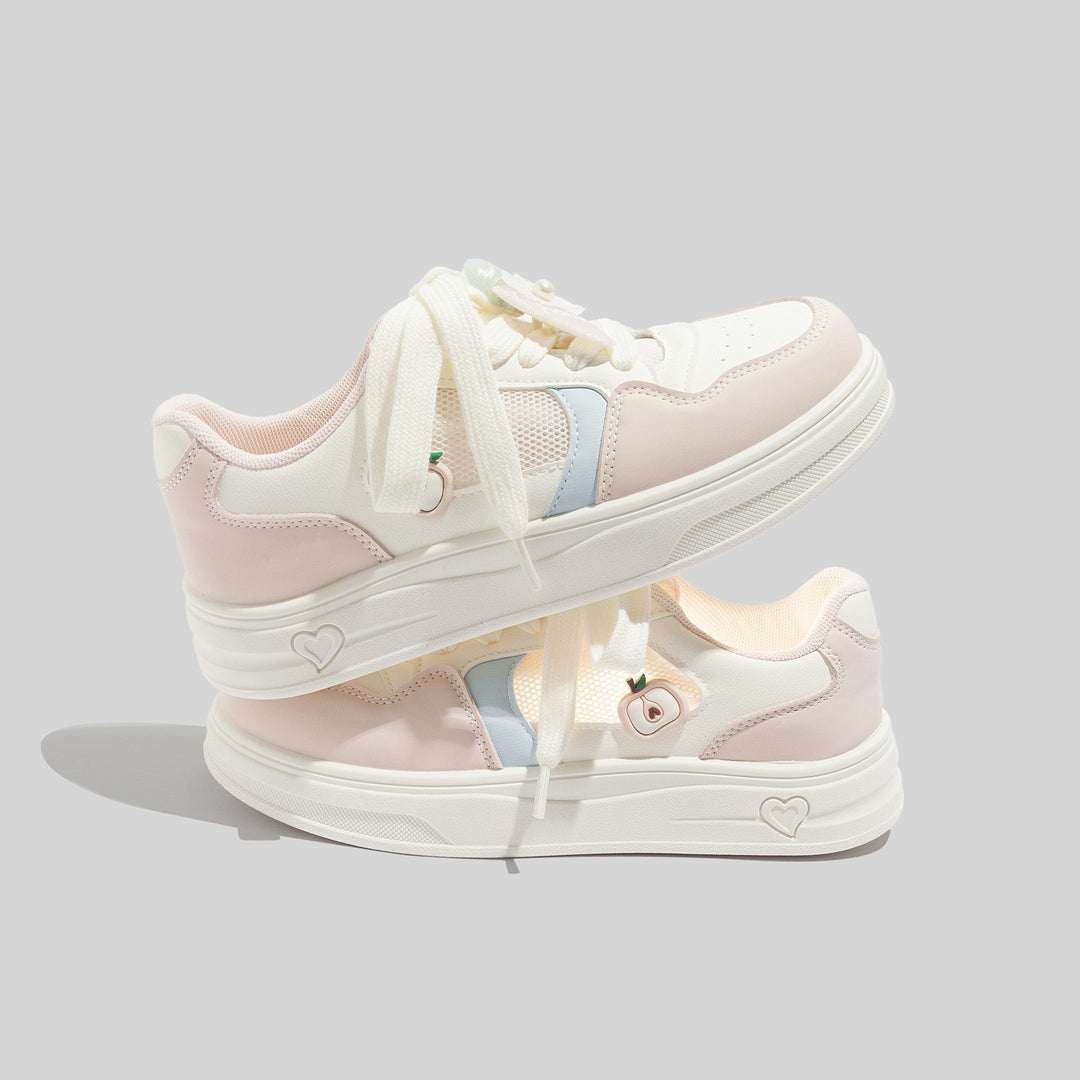 Damen Sneakers mit verspieltem Fruchtmotiv und komfortabler Dämpfung EB