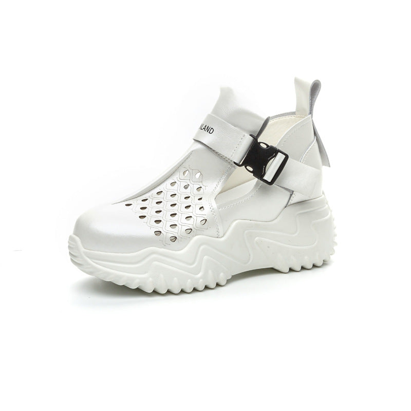 Damen Komfortable Sandalen mit luftigem Design und versenktem Riemen EB