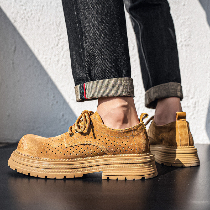 Damen modische Schnürschuhe mit atmungsaktiver Oberflächenstruktur EB