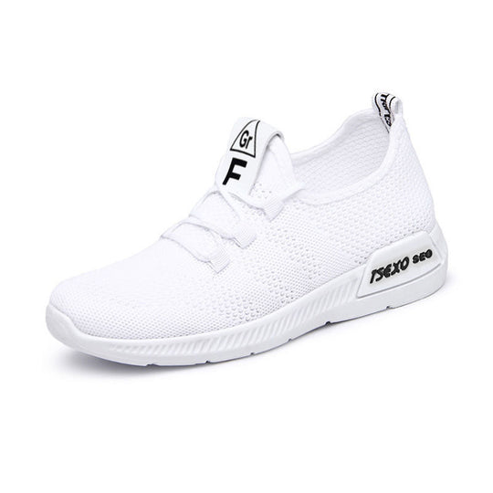 Damen Leichte und atmungsaktive Sneaker mit flexiblem Mesh-Obermaterial EB