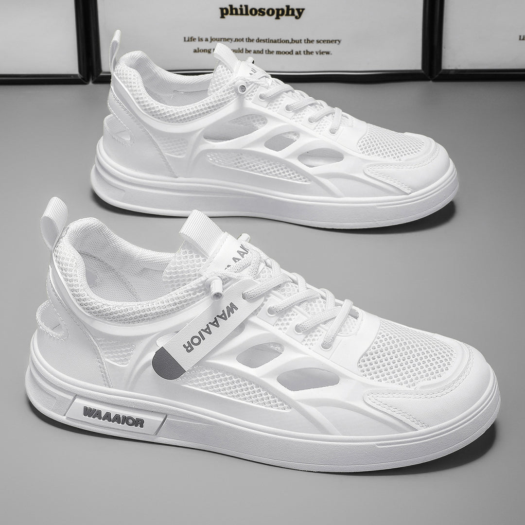 Damen Sportsneakers mit atmungsaktiver Mesh-Oberfläche und rutschfester Sohle EB