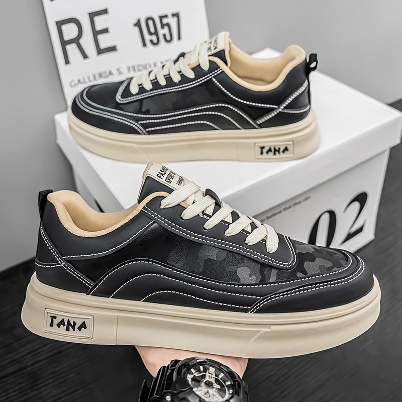 Damen Sneakers mit modischem Camouflage-Muster und komfortabler Sohle EB