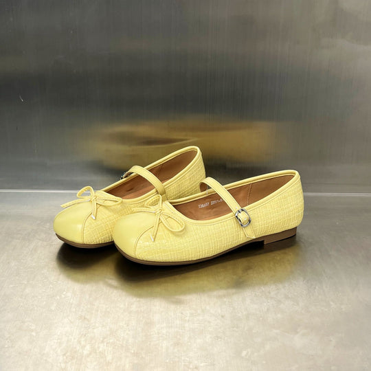 Damen Ballerinas mit dekorativer Schleifenverzierung und komfortablem Riemchenverschluss EB