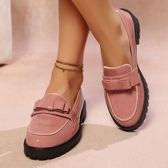 Damen Elegante und bequeme Mokassins mit modischem Schnallen-Detail EB