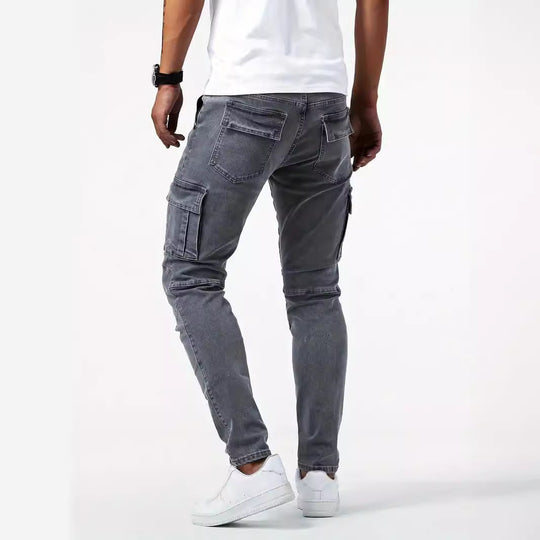 Herren Cargo-Jogginghose mit praktischen Seitentaschen und figurbetontem Schnitt EB