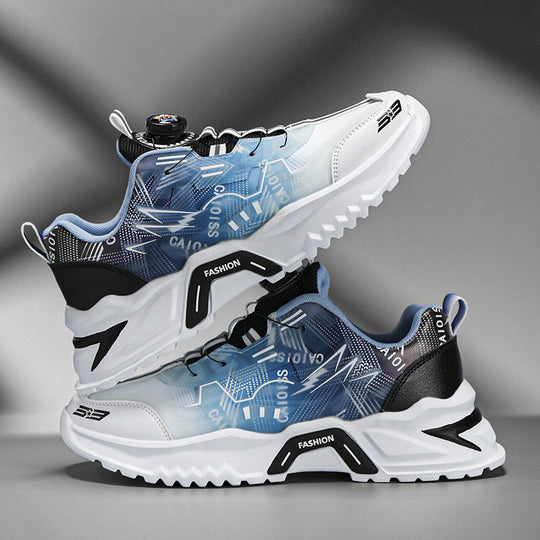 Damen Sportliche Sneaker mit innovativem Schnürsystem und atmungsaktiver Mesh-Oberfläche EB
