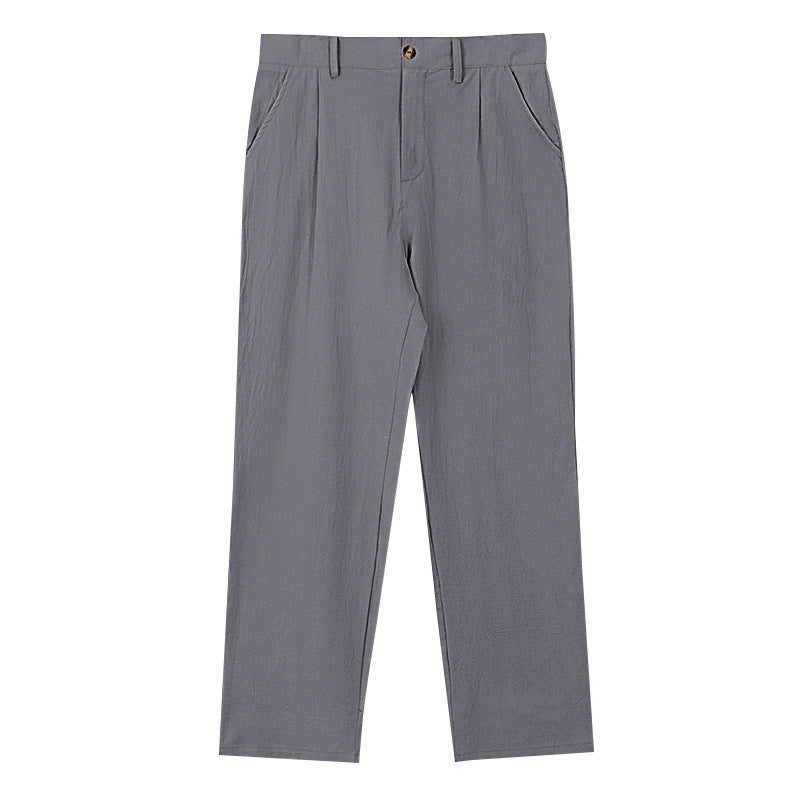 Damen elegante Langehose im lockeren Schnitt mit feinen Falten EB