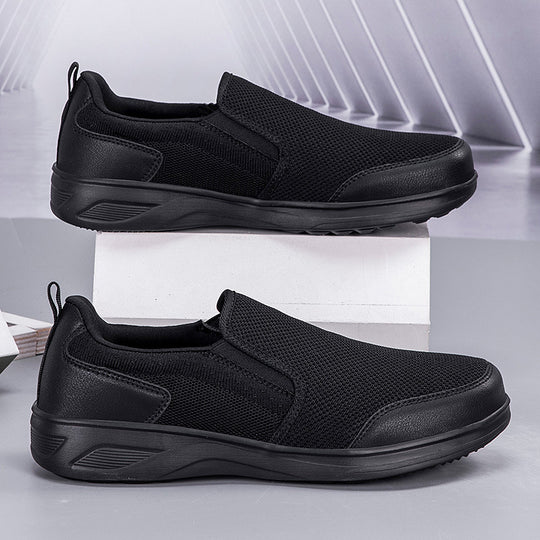 Damen Komfortable Slip-On Sneakers mit atmungsaktivem Mesh-Obermaterial EB