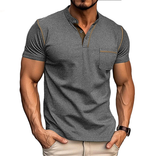 EB | Kurzärmeliges Henley-Hemd