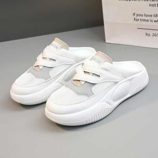Damen Sportliche Clogs mit atmungsaktiver Mesh-Oberfläche und dämpfendem Sohlenprofil EB