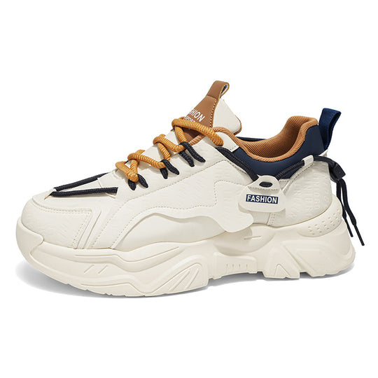 Damen Sportliche Chunky Sneakers mit atmungsaktiver Oberflächenstruktur EB