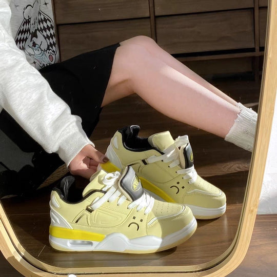 Damen Sportliche Sneakers mit Atmungsaktivem Obermaterial und Dämpfungssystem EB