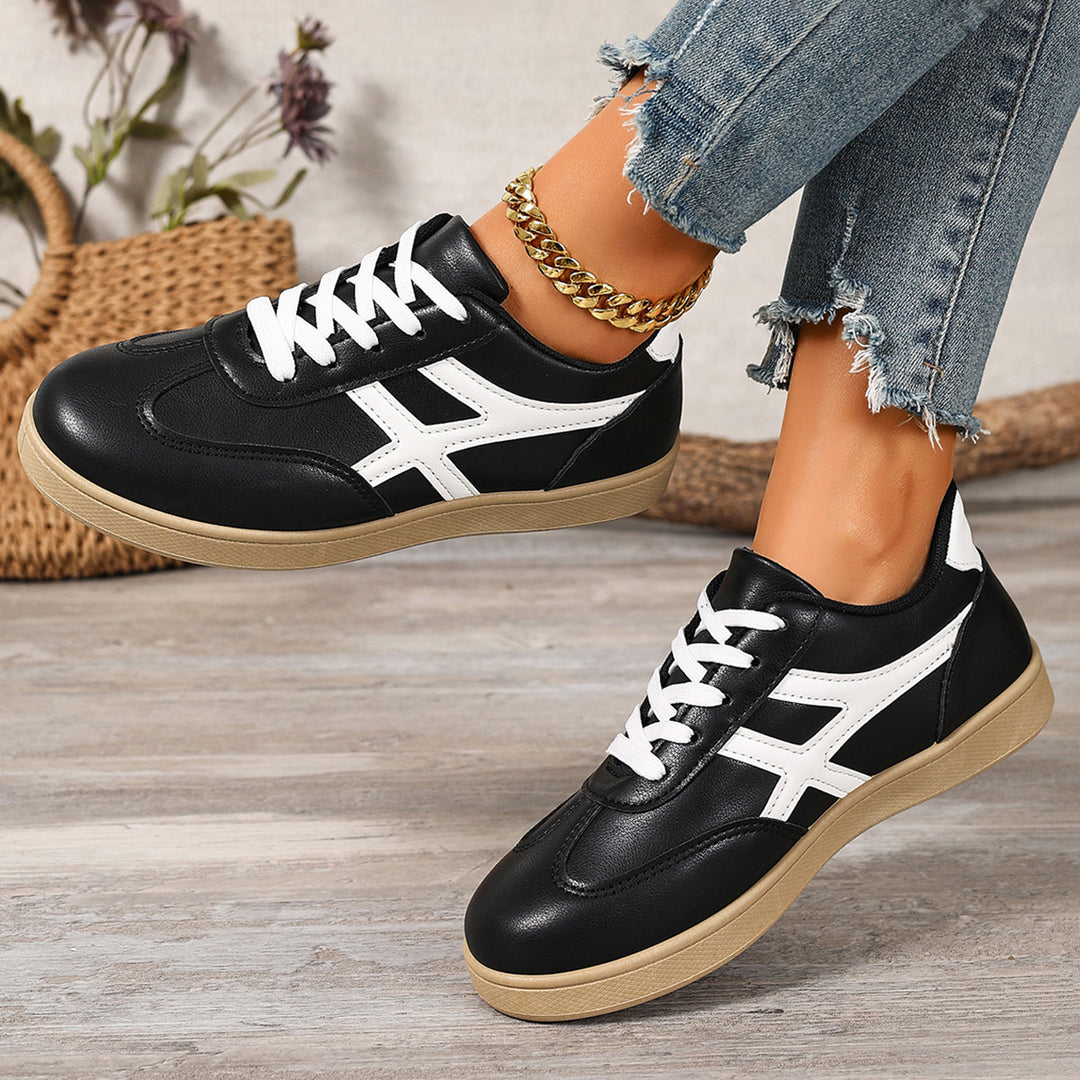 Damen Sneakers mit modischem Design und komfortabler Laufsohle EB