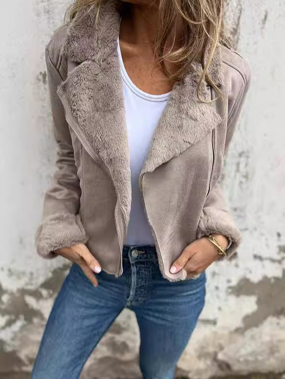 Damen Kunstfell jacke EB