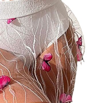 Damen Bikini-Set mit verspieltem Blumendetail EB