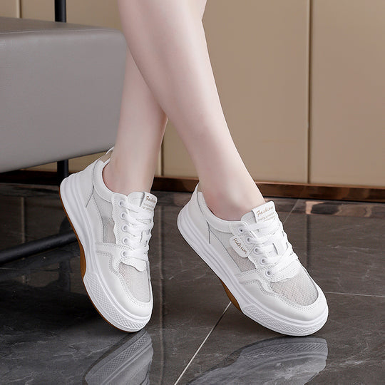 Damen modische Sneakers mit atmungsaktiver Mesh-Oberfläche und rutschfester Sohle EB