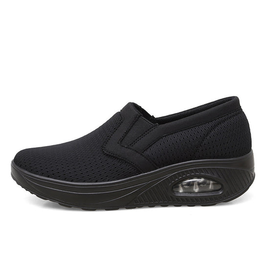 Damen Atmungsaktive Slip-On Sneakers mit dämpfender Sohle und flexiblem Design EB