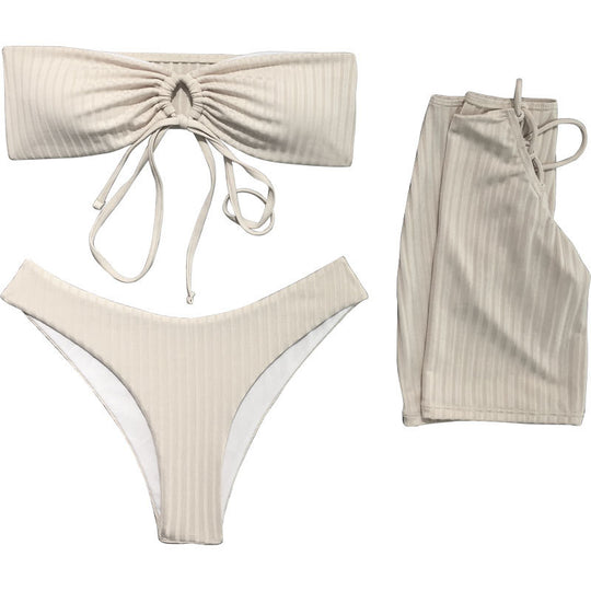 Damen Bandeau Bikini Set EB