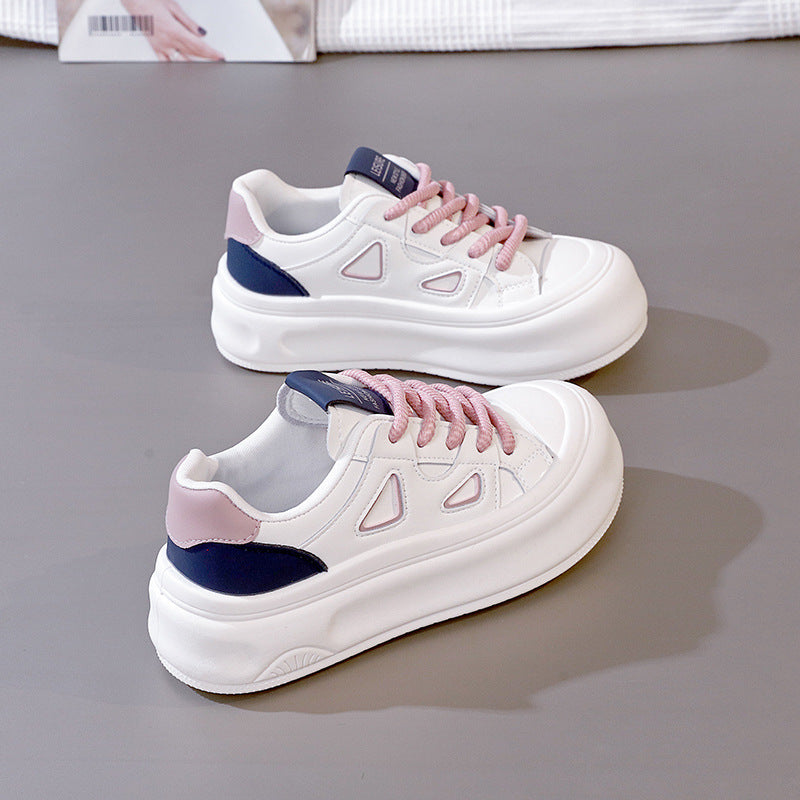 Damen Modische Plattform Sneakers EB