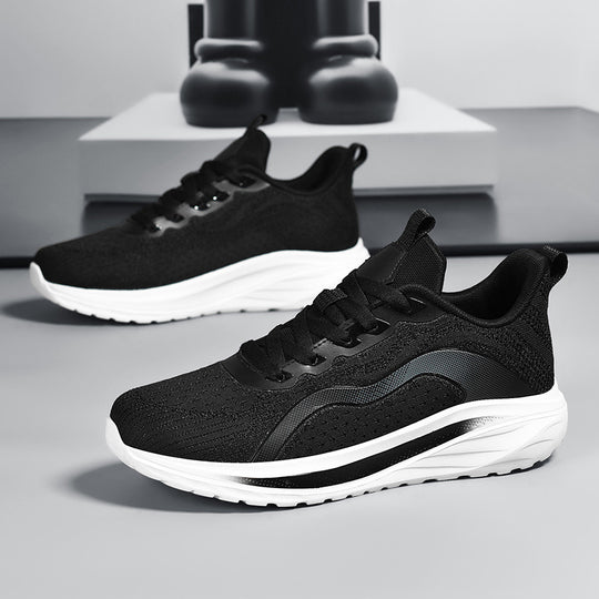 Damen Sportliche Laufschuhe mit atmungsaktivem Netzmaterial und flexibler Sohle EB