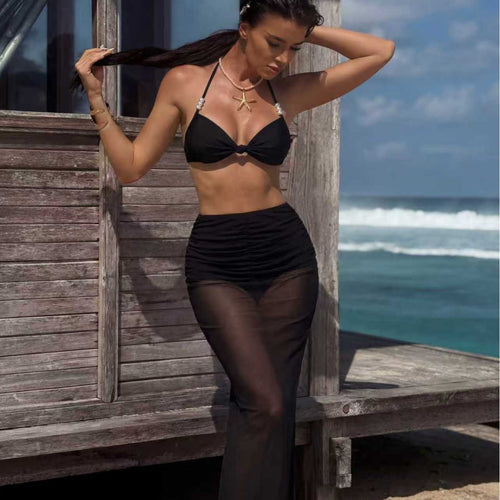 Damen Bikiniset mit elegantem Wickelrock EB