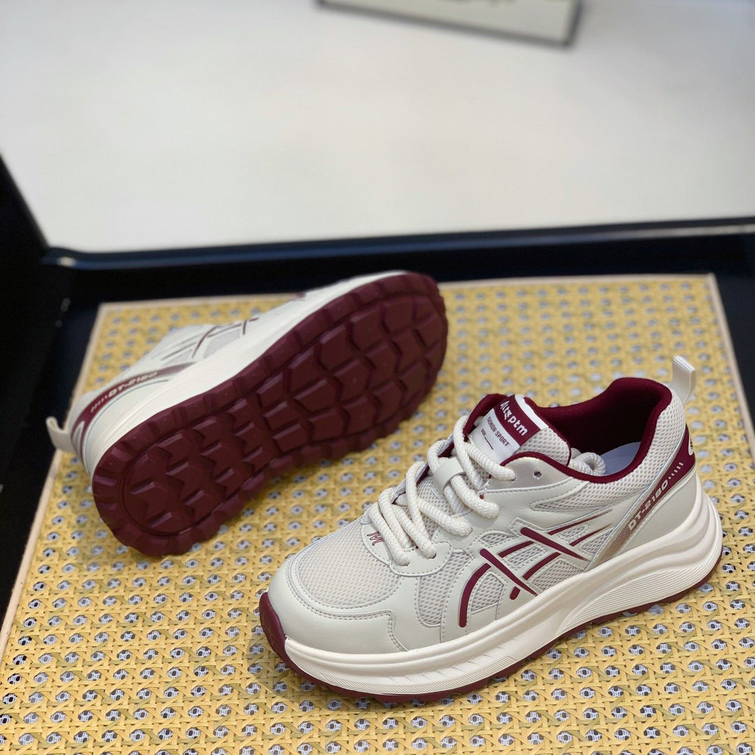 Damen Bequeme Mesh-Laufschuhe mit dämpfender Sohle und sportlichem Design EB