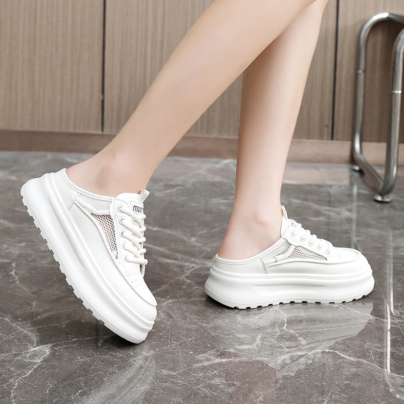 Damen Slipper Sneakers mit ergonomischem Komfort und atmungsaktiver Mesh-Oberfläche EB