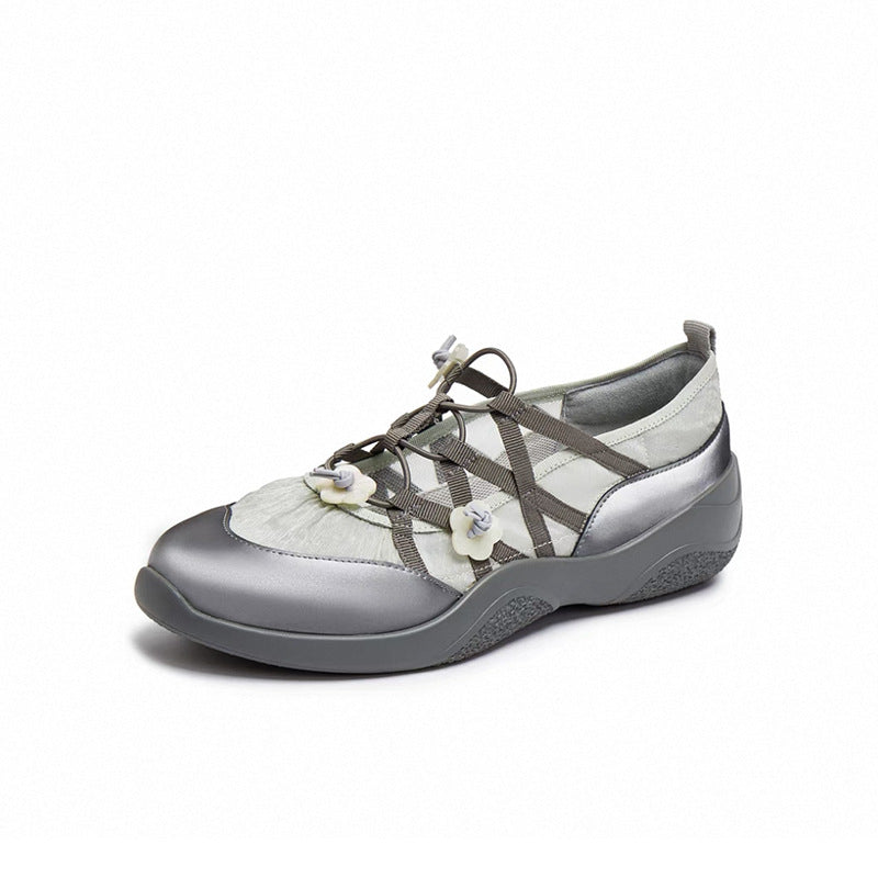 Damen Multifunktionale Freizeitschuhe mit floralem Detail EB