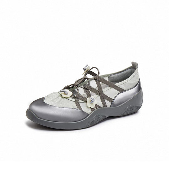 Damen Multifunktionale Freizeitschuhe mit floralem Detail EB