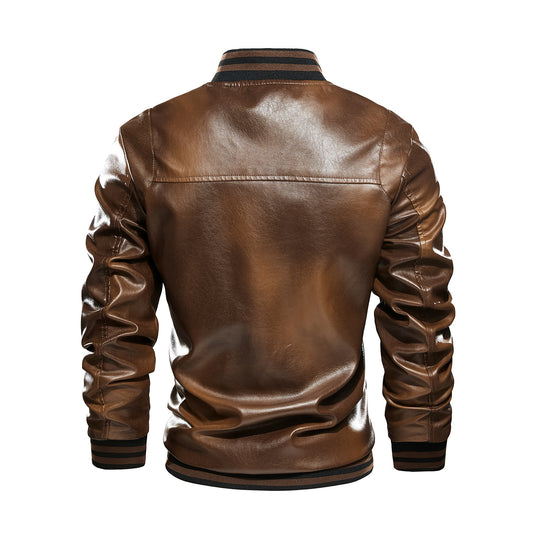Herren klassische jacke mit elastischen Rippbündchen EB
