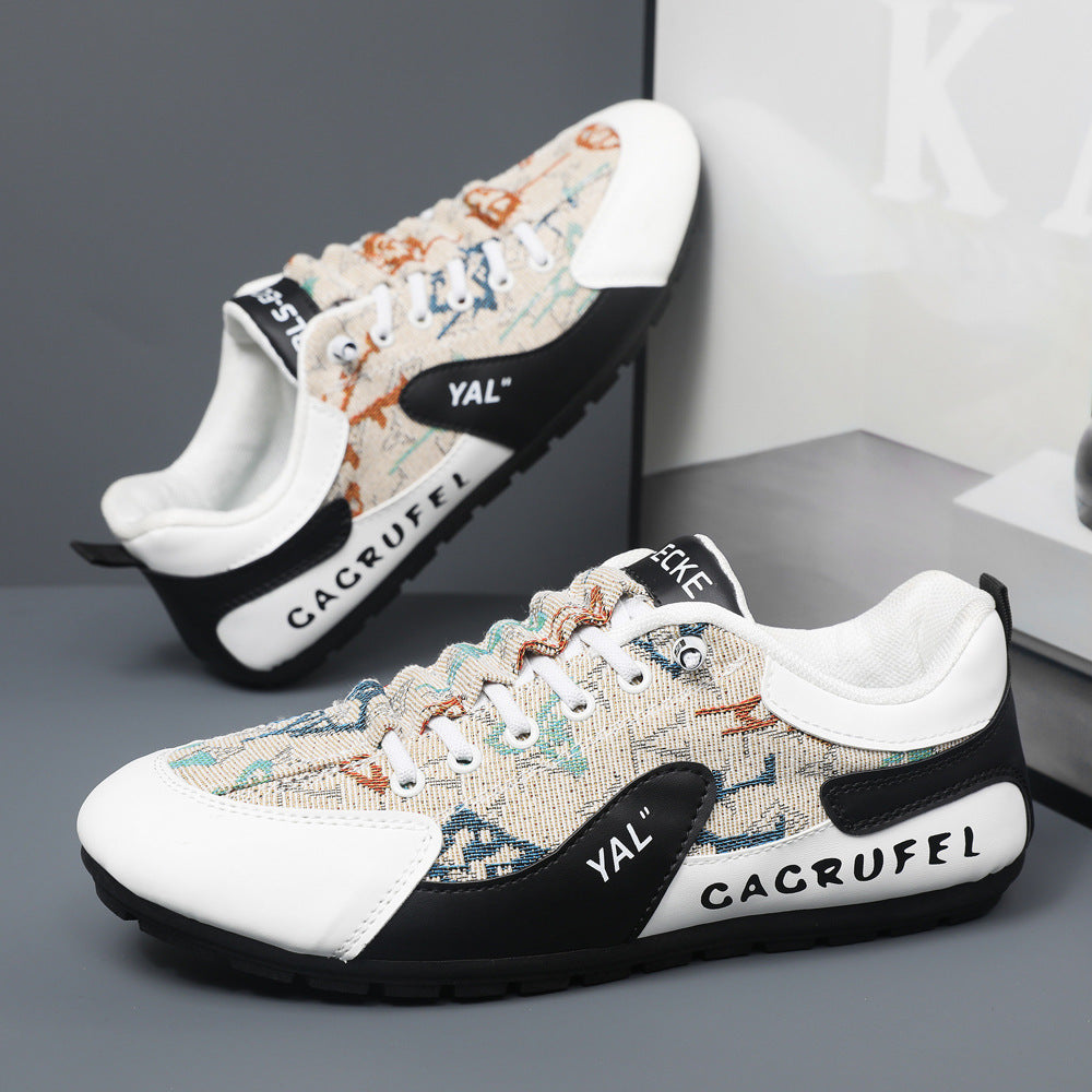 Damen Sportliche Sneakers mit kunstvollem Obermaterial und rutschfester Sohle EB