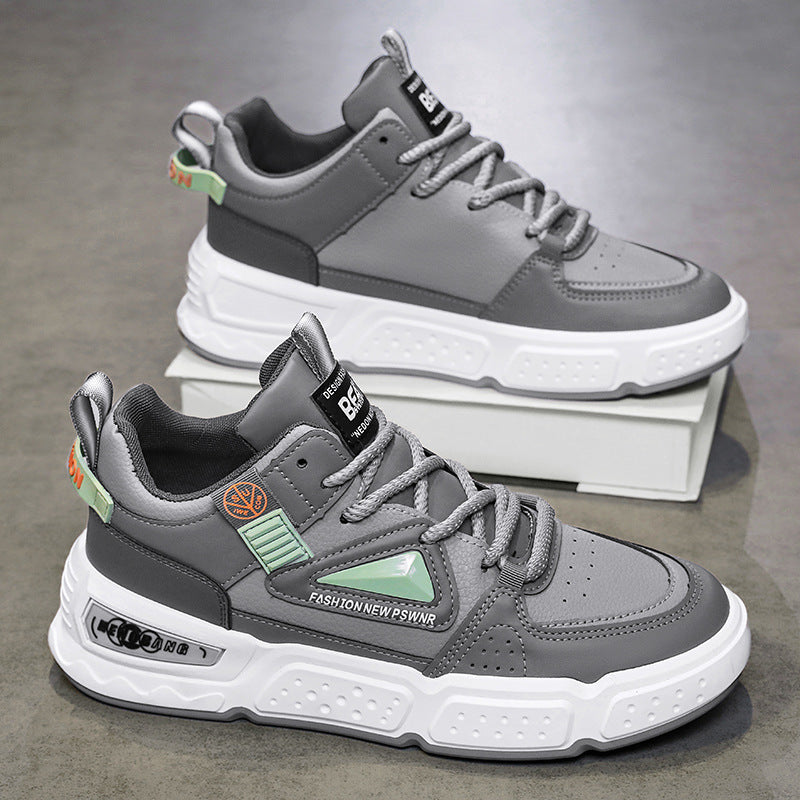 Damen Sportliche Schnürsneaker mit atmungsaktiver Mesh-Konstruktion und rutschfester Sohle EB