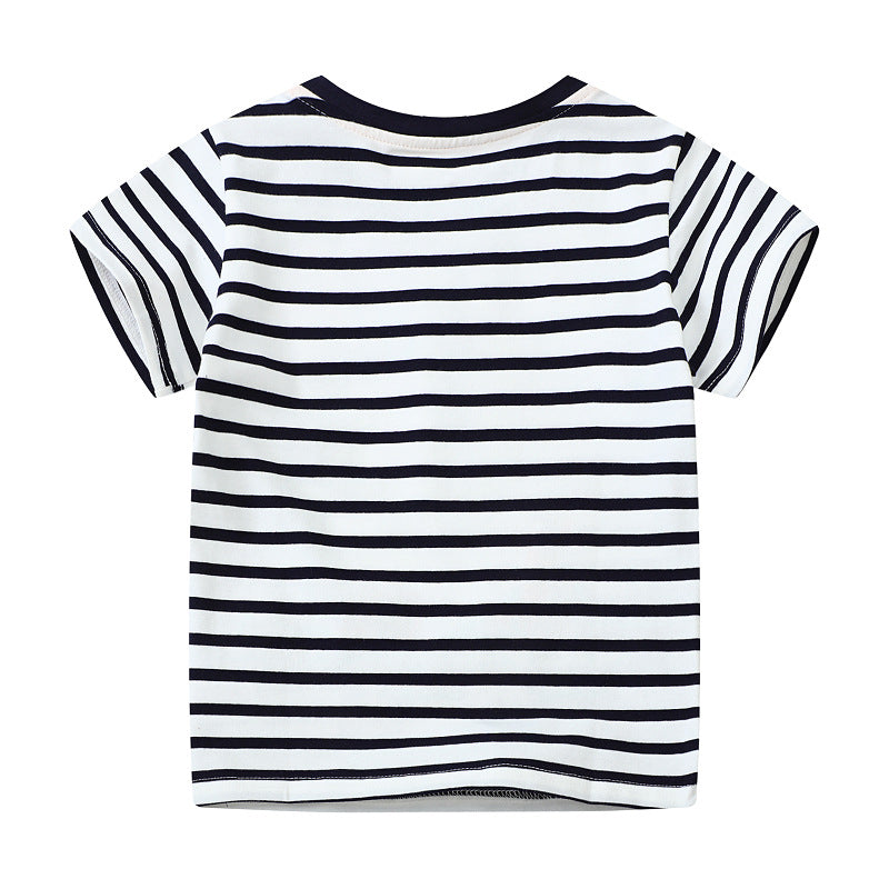 Jungen T-Shirt mit kreativem Safari-Motiv EB