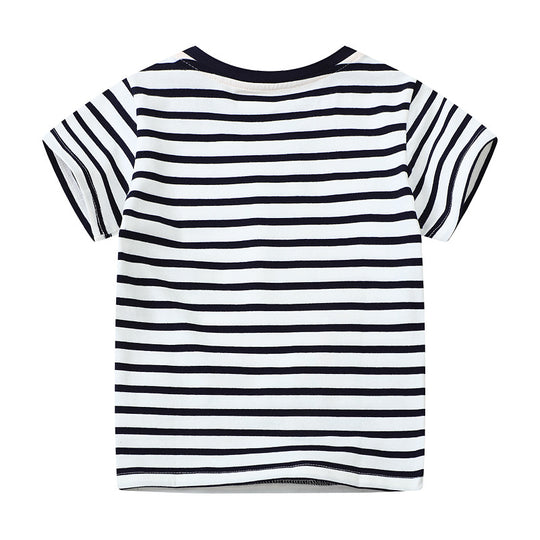 Jungen T-Shirt mit kreativem Safari-Motiv EB